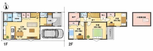 枚方市野村中町の新築一戸建