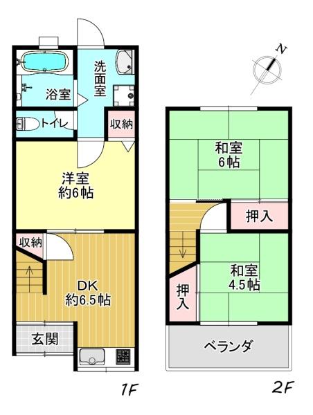 門真市向島町の中古テラスハウス