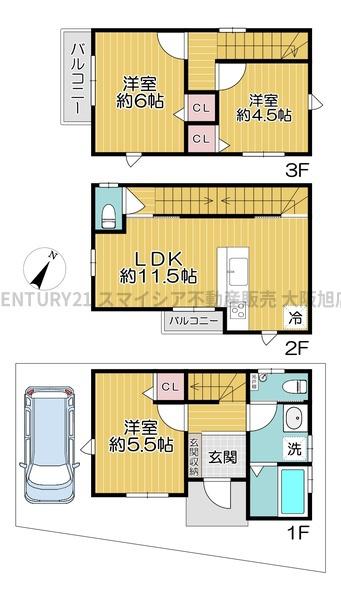 守口市大日町4丁目　中古戸建