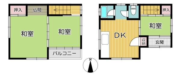 門真市御堂町の中古一戸建