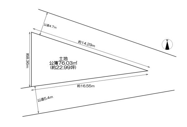 守口市東光町2丁目　売土地