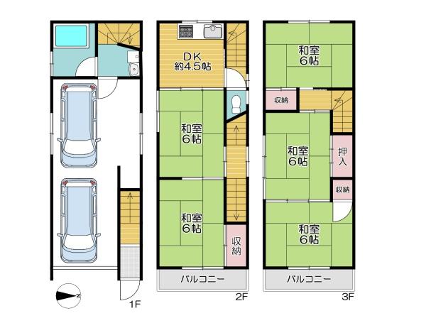 門真市舟田町　中古戸建