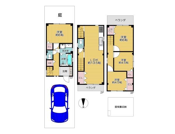 大阪市城東区東中浜4丁目　中古戸建