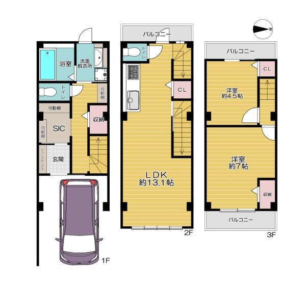 大阪市旭区新森2丁目　中古戸建