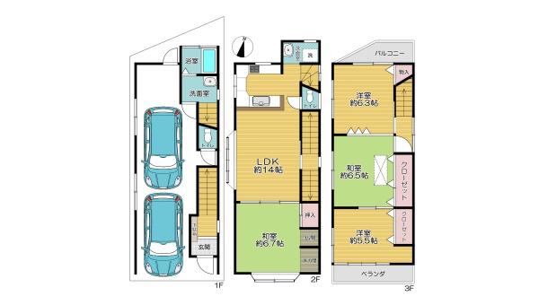 門真市岸和田3丁目　中古戸建