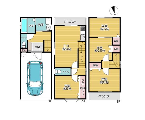 大阪市城東区今福西5丁目　中古戸建