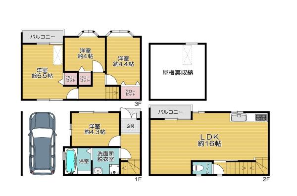 大阪市鶴見区鶴見１丁目の中古一戸建て