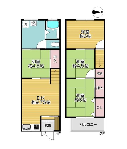 大阪市城東区今福西6丁目　中古テラスハウス