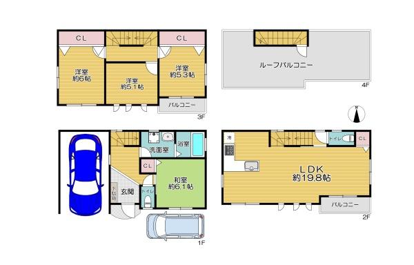 守口市八雲東町２丁目の中古一戸建て