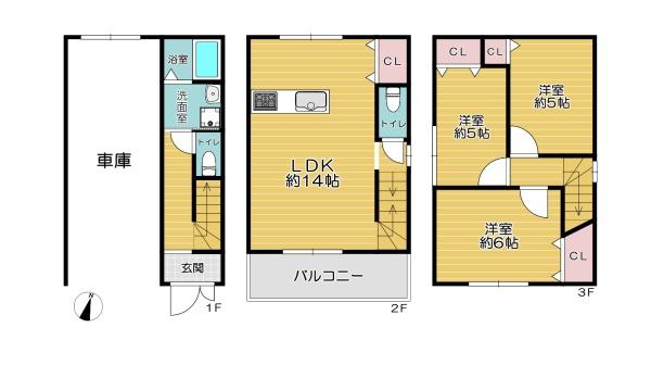 大阪市都島区毛馬町4丁目　中古戸建