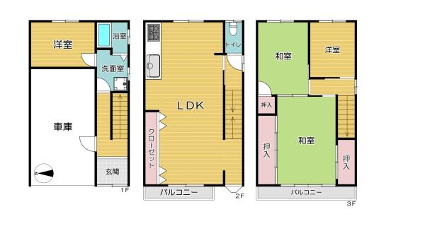 門真市小路町の中古一戸建て