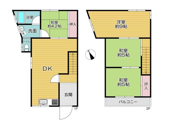 大阪市東成区中道3丁目　中古戸建