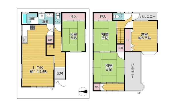 門真市島頭２丁目の中古一戸建て