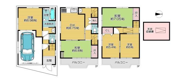 守口市藤田町６丁目の中古一戸建て