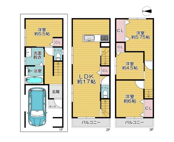 大阪市東成区大今里南2丁目　中古戸建
