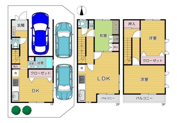 大阪市城東区東中浜６丁目の中古一戸建て