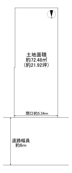守口市南寺方東通4丁目　建築条件付売土地