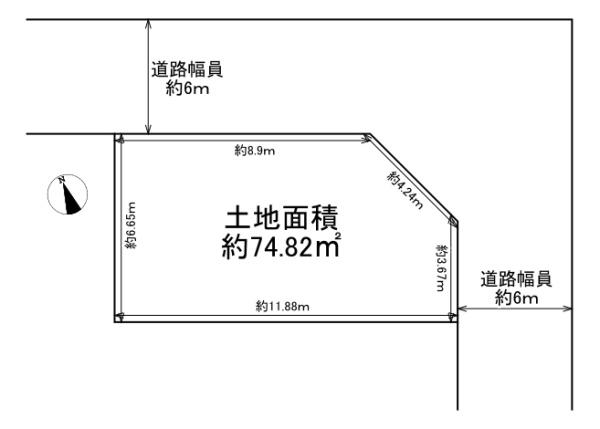 大阪市旭区清水１丁目の土地