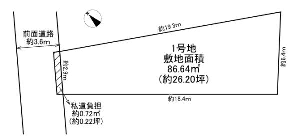 大阪市鶴見区今津中5丁目　1号地