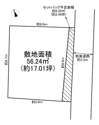 大阪市旭区中宮3丁目　C号地
