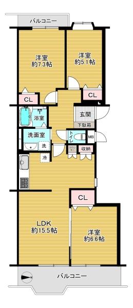 リバーサイドともぶち第一住宅14号棟