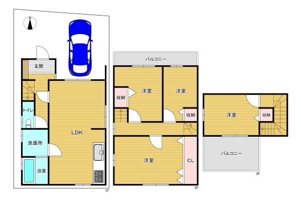守口市南寺方東通4丁目　中古戸建
