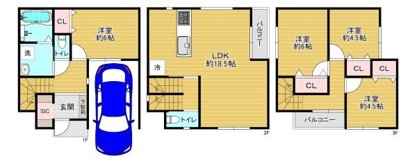 大阪市鶴見区安田４丁目の土地