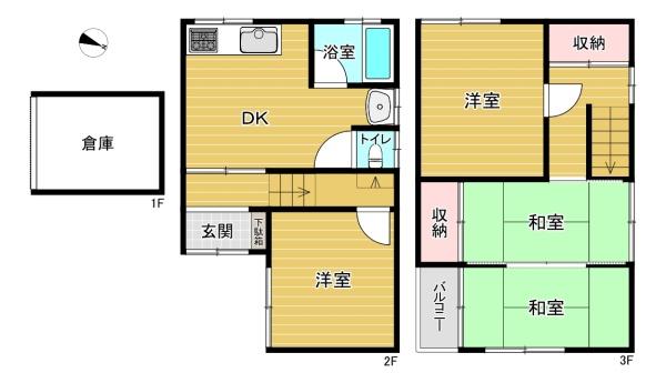 門真市石原町　中古戸建