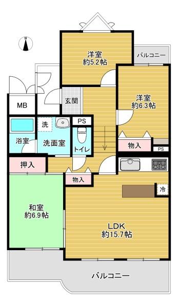 今福第3コーポ2号棟