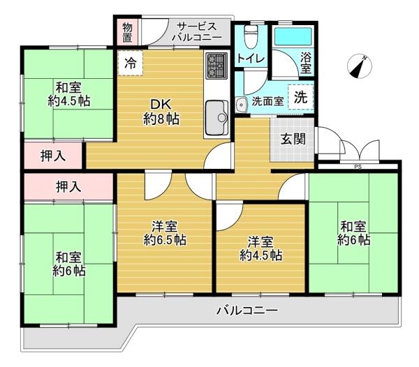 高槻塚原台ハイツ14号棟