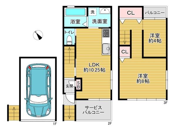門真市四宮３丁目の中古一戸建て