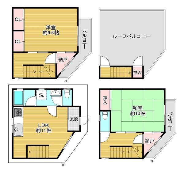 大阪市東淀川区小松３丁目の中古一戸建て