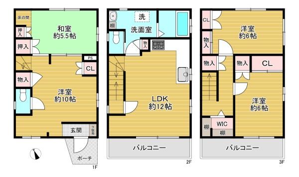 大阪市東淀川区瑞光５丁目の中古一戸建て