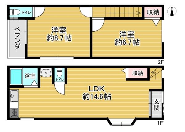 大阪市生野区桃谷4丁目　中古テラスハウス