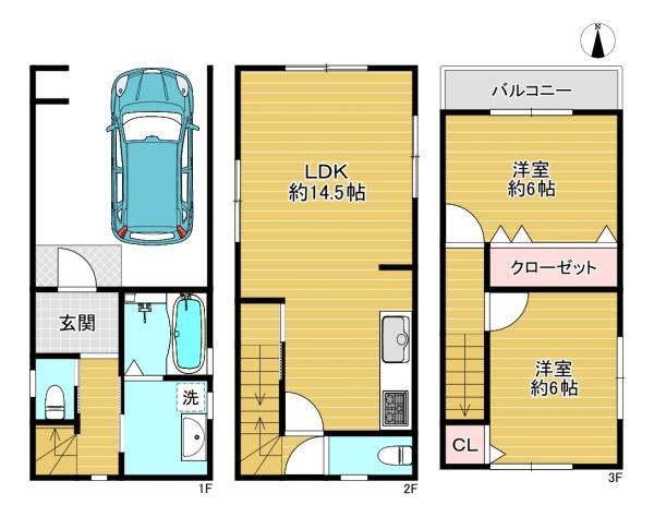 大阪市生野区勝山北5丁目　新築戸建