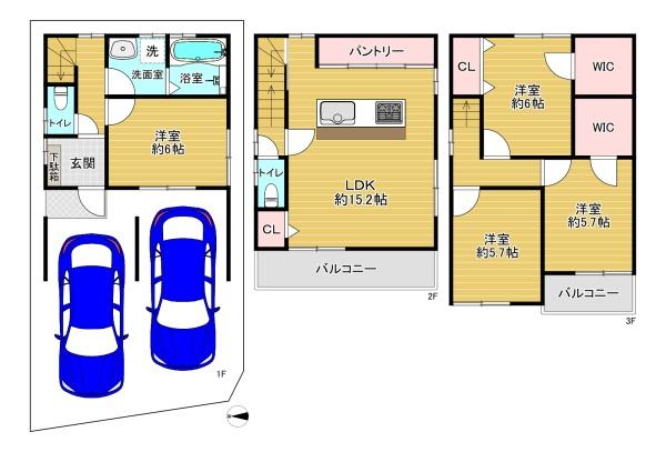 門真市大倉町　中古戸建