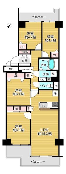 京橋グリーンハイツ2号棟