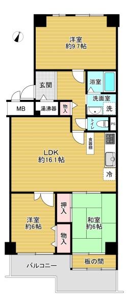 京橋グリーンハイツ1号棟