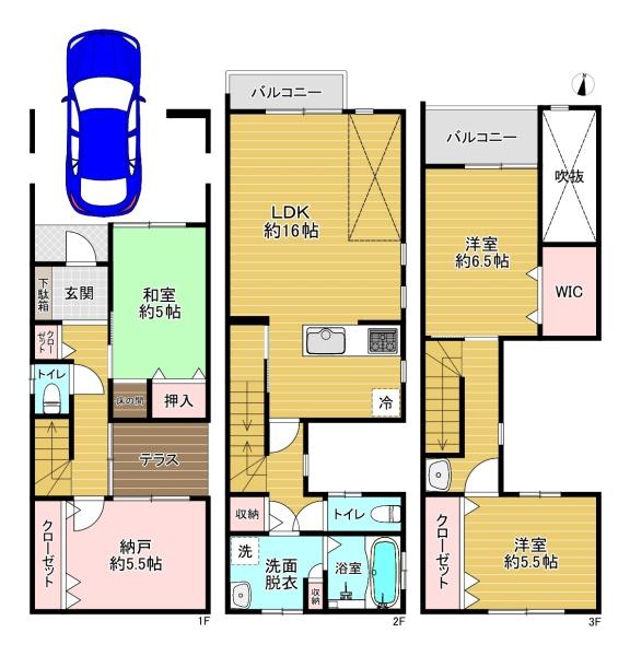大阪市鶴見区諸口４丁目の中古一戸建て