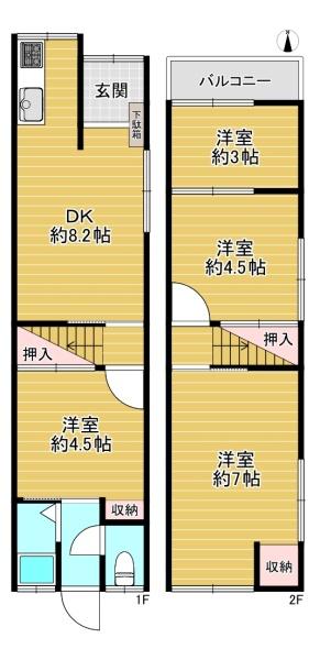 門真市大池町の中古一戸建て