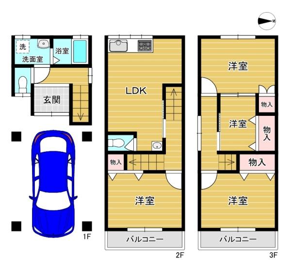 門真市舟田町 中古戸建