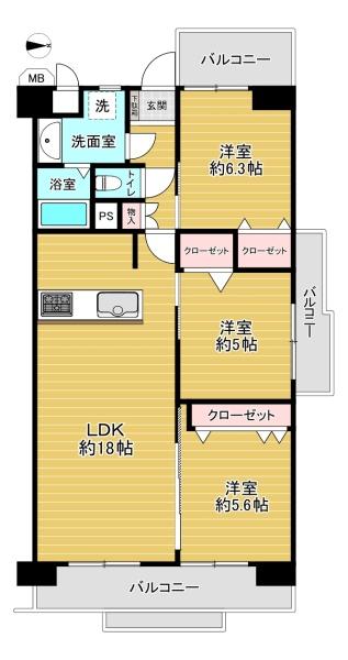シャトー第2八戸ノ里