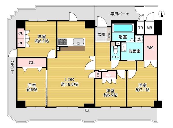 クレール八戸ノ里ソレイユ