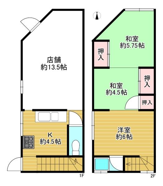 門真市野里町の中古一戸建て