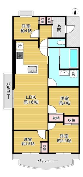 クローバーハイツ森小路2号棟
