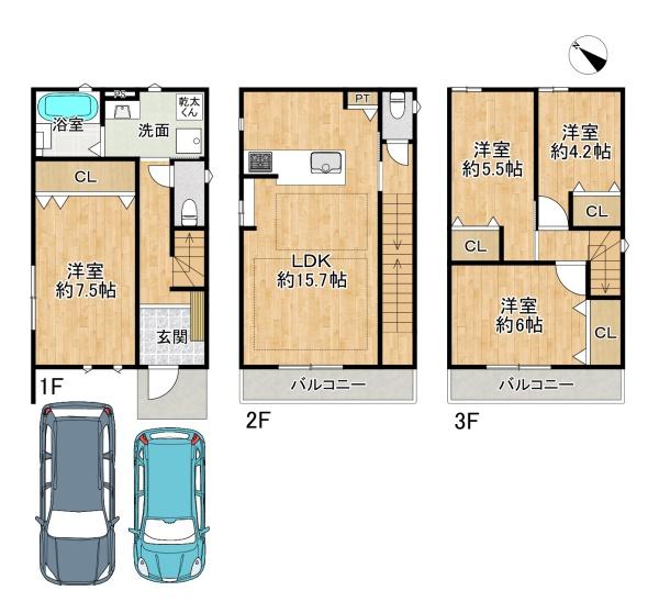 須磨区千歳町3丁目　新築戸建　3号地