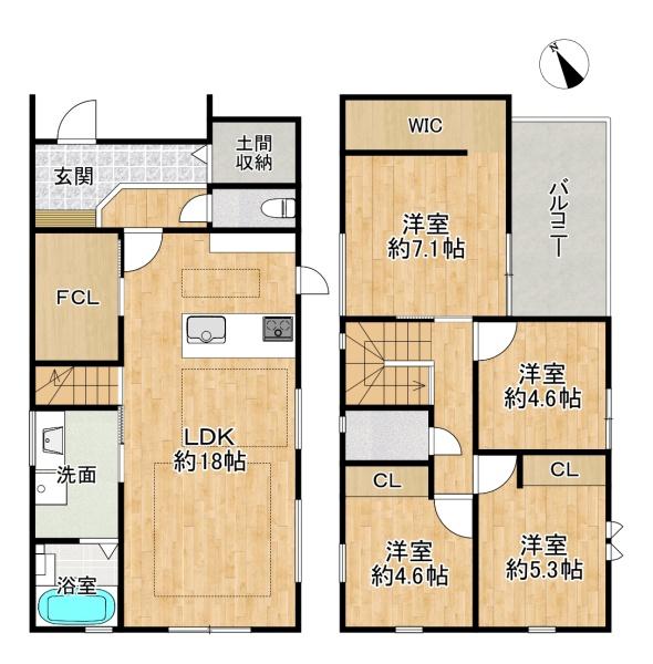西区美賀多台4丁目　新築戸建　1号地