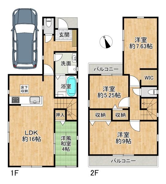 垂水区星陵台7丁目　新築戸建　1号棟