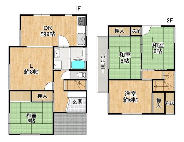 明石市北朝霧丘2丁目　中古戸建