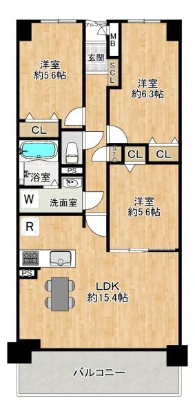 アンビエントジェームス山二番館